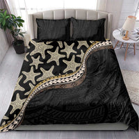 Beige Polynesian Starfish Unique Pattern Bedding Set