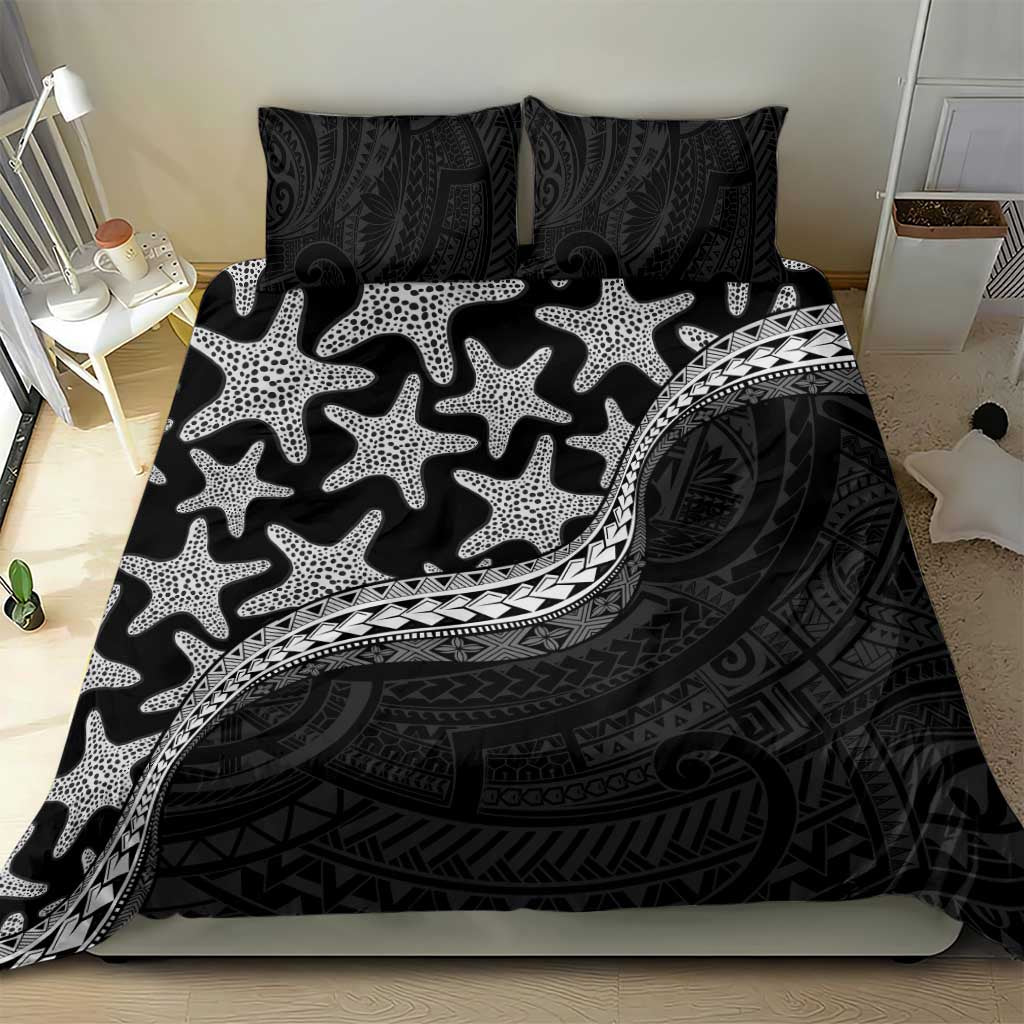 Monotone Polynesian Starfish Unique Pattern Bedding Set