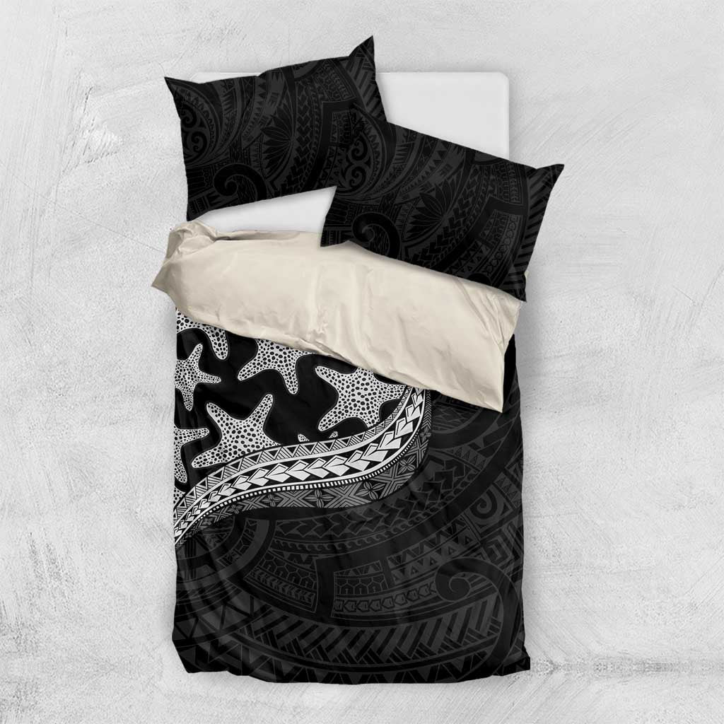 Monotone Polynesian Starfish Unique Pattern Bedding Set