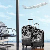Monotone Polynesian Starfish Unique Pattern Luggage Cover