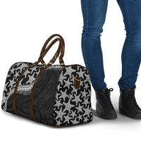 Monotone Polynesian Starfish Unique Pattern Travel Bag