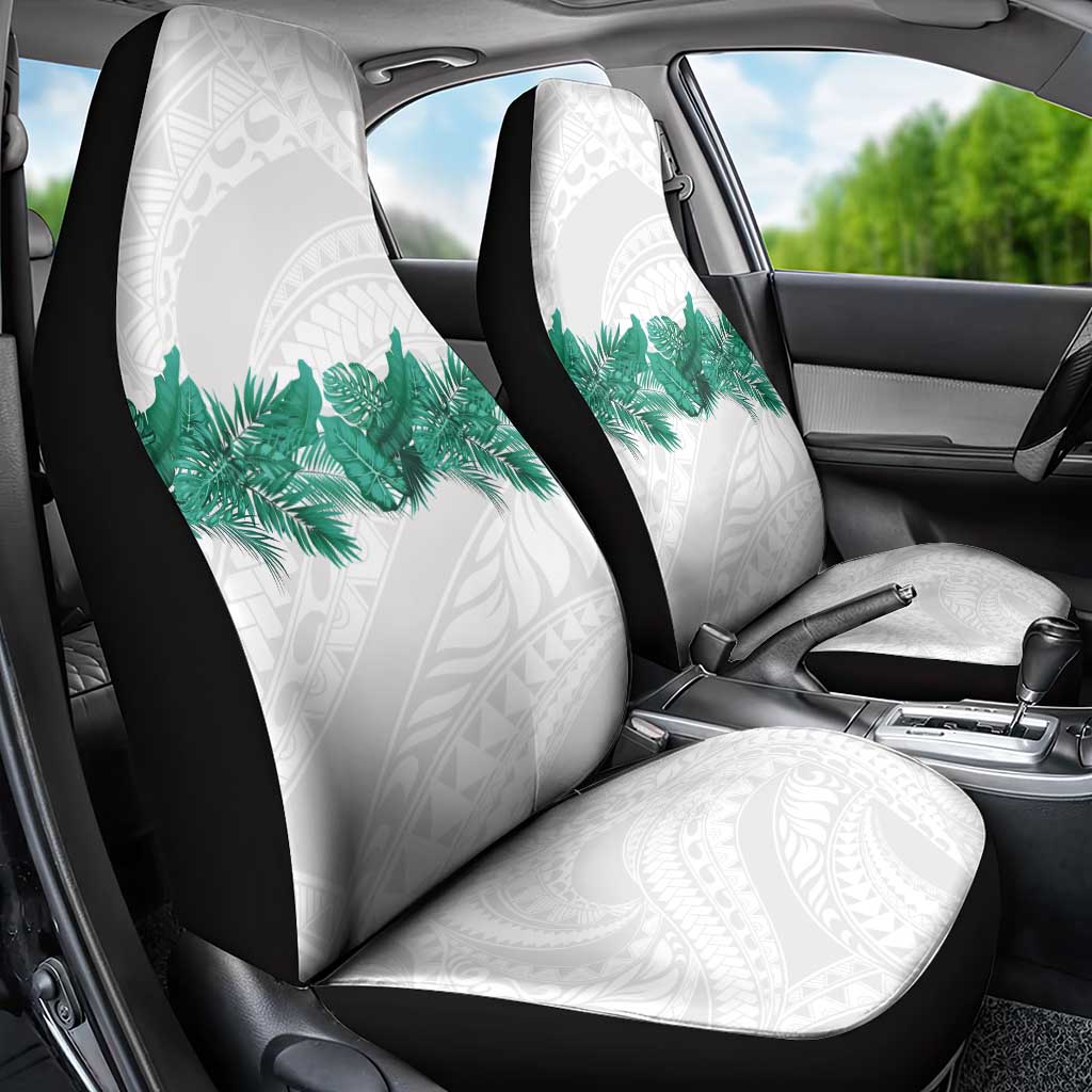 Hawaii Tropical Leaves Car Seat Cover Polynesian Pattern