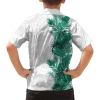Hawaii Tropical Leaves Family Matching Tank Maxi Dress and Hawaiian Shirt Polynesian Pattern LT01 - Polynesian Pride