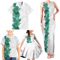 Hawaii Tropical Leaves Family Matching Tank Maxi Dress and Hawaiian Shirt Polynesian Pattern LT01 - Polynesian Pride