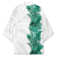 Hawaii Tropical Leaves Kimono Polynesian Pattern