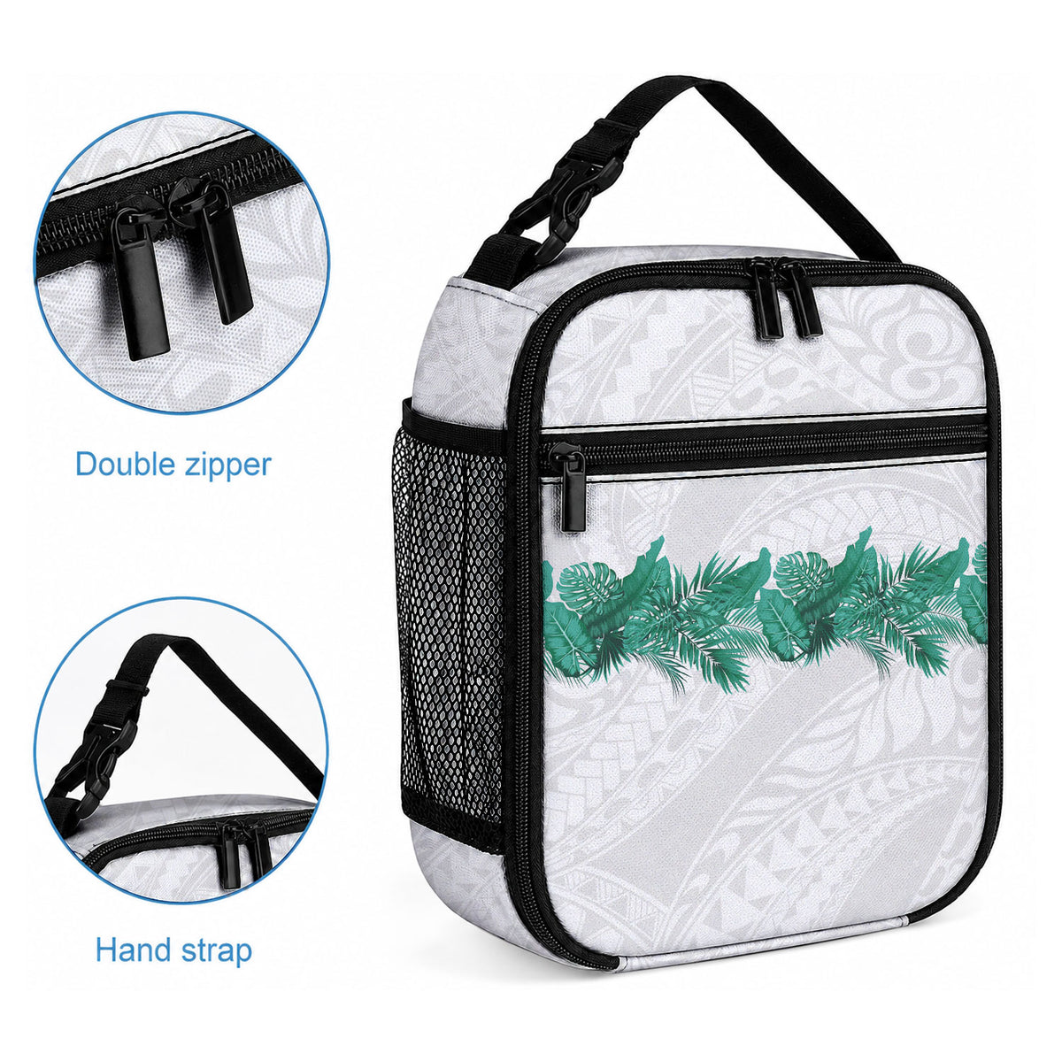 Hawaii Tropical Leaves Lunch Bag Polynesian Pattern LT01 - Polynesian Pride