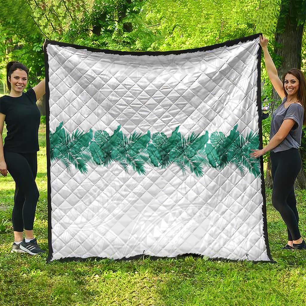 Hawaii Tropical Leaves Quilt Polynesian Pattern