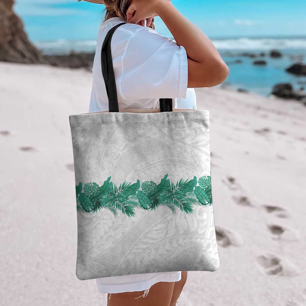 Hawaii Tropical Leaves Tote Bag Polynesian Pattern