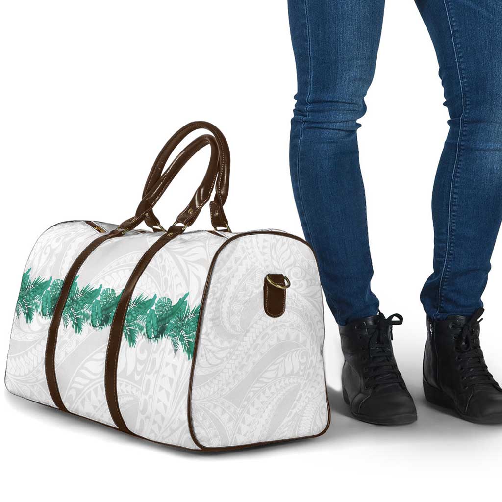 Hawaii Tropical Leaves Travel Bag Polynesian Pattern
