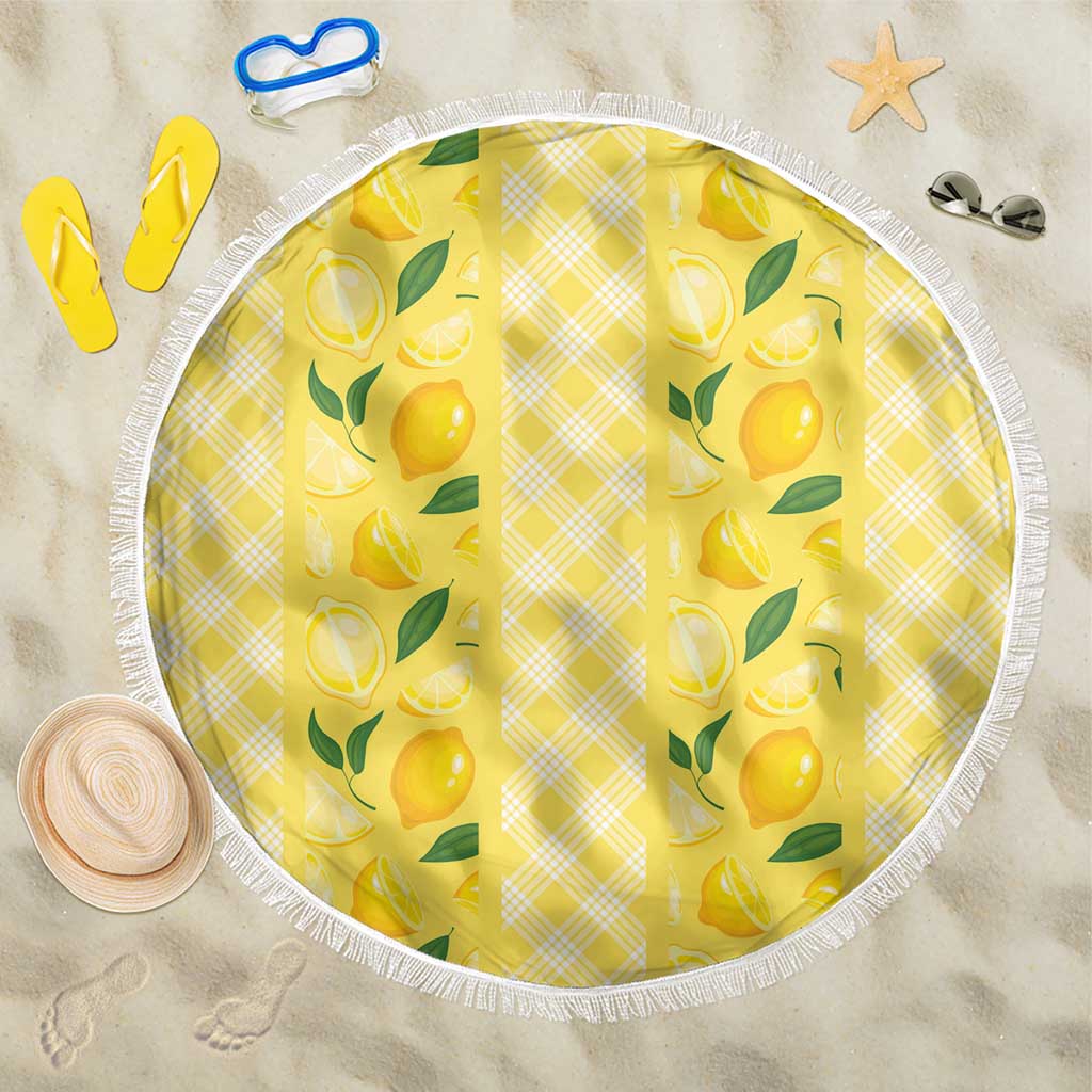 Hawaii Lemon Palaka Beach Blanket Striped Stylized