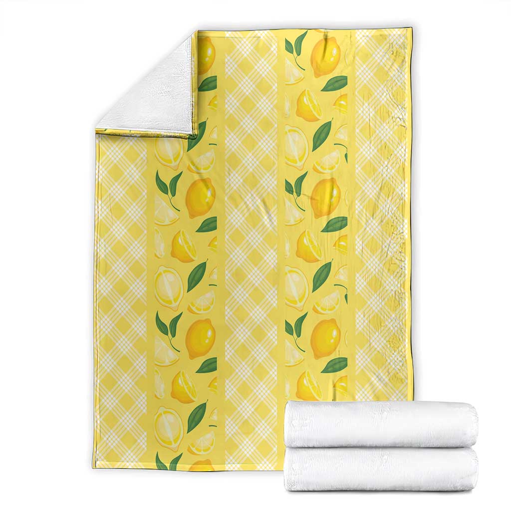 Hawaii Lemon Palaka Blanket Striped Stylized