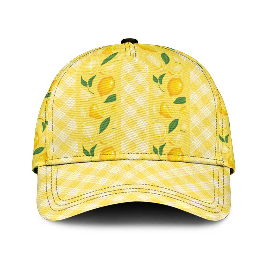 Hawaii Lemon Palaka Classic Cap Striped Stylized