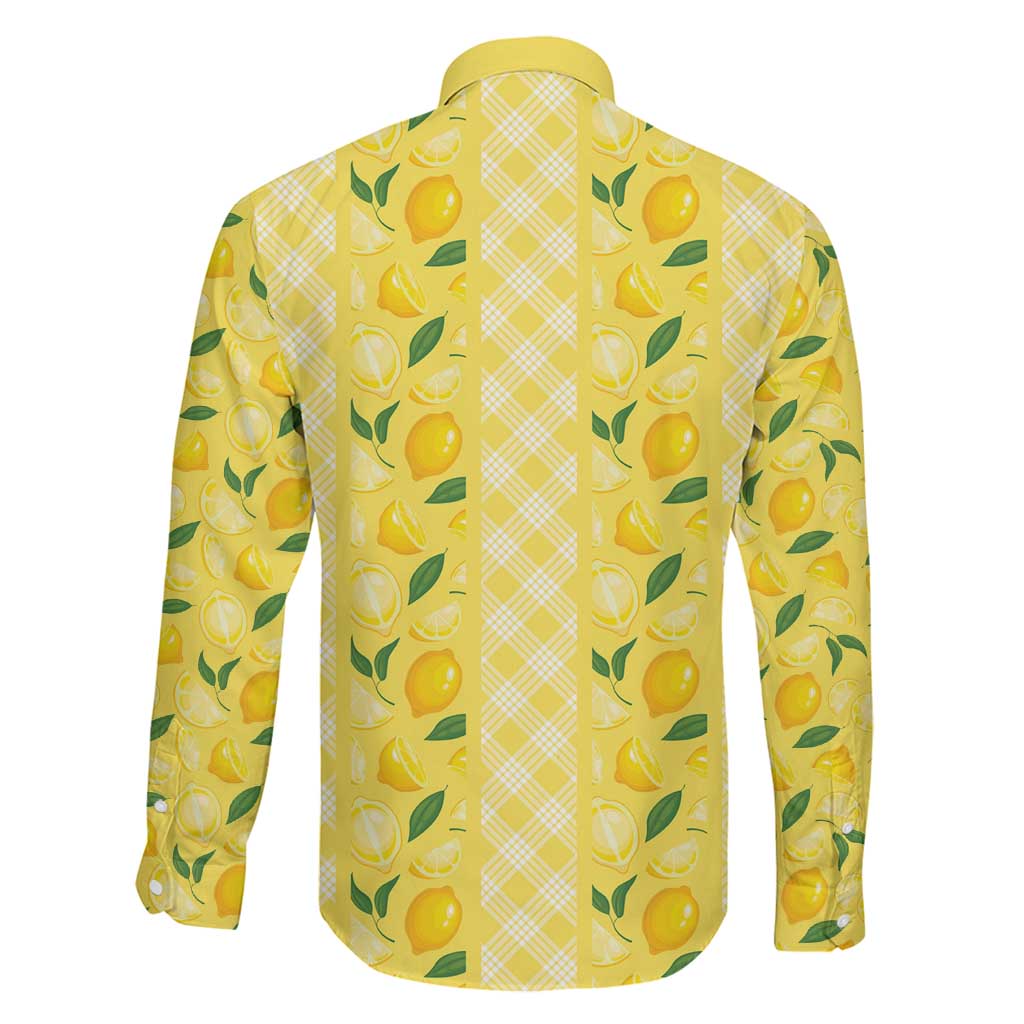 Hawaii Lemon Palaka Family Matching Summer Maxi Dress and Hawaiian Shirt Striped Stylized