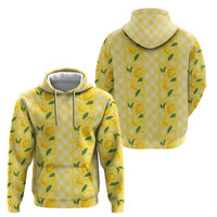 Hawaii Lemon Palaka Hoodie Striped Stylized