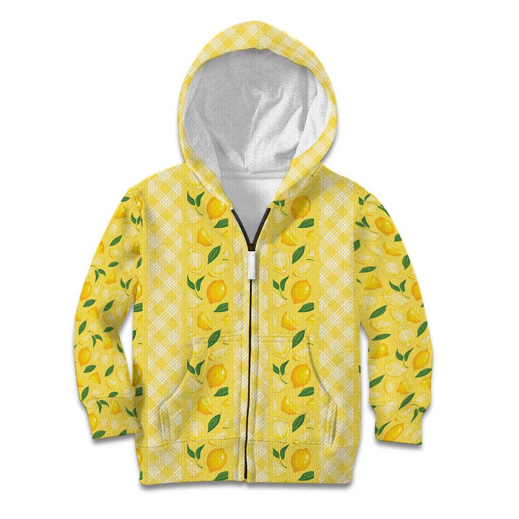 Hawaii Lemon Palaka Kid Hoodie Striped Stylized