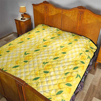 Hawaii Lemon Palaka Quilt Striped Stylized