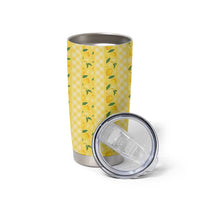 Hawaii Lemon Palaka Tumbler Cup Striped Stylized