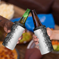 Hawaii Tropical Plant Monochrome 4 in 1 Can Cooler Tumbler Vibrant Polynesian Pattern LT01 - Polynesian Pride