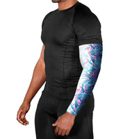 Hawaii Tropical Plant UliUli Arm Sleeves Vibrant Polynesian Pattern