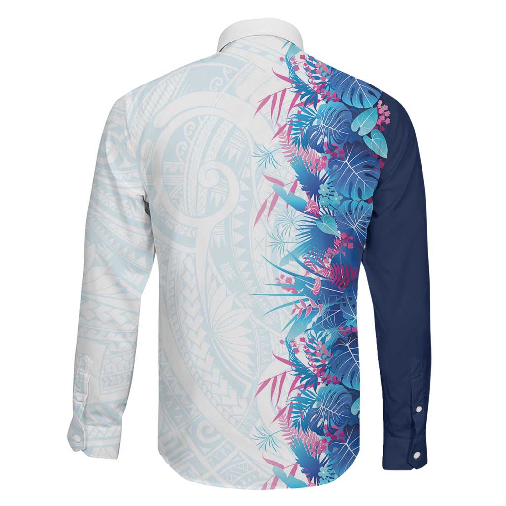 Hawaii Tropical Plant UliUli Family Matching Off Shoulder Short Dress and Hawaiian Shirt Vibrant Polynesian Pattern