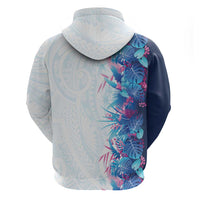 Hawaii Tropical Plant UliUli Hoodie Vibrant Polynesian Pattern