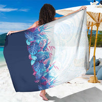 Hawaii Tropical Plant UliUli Sarong Vibrant Polynesian Pattern