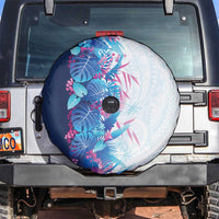 Hawaii Tropical Plant UliUli Spare Tire Cover Vibrant Polynesian Pattern
