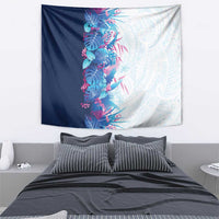 Hawaii Tropical Plant UliUli Tapestry Vibrant Polynesian Pattern