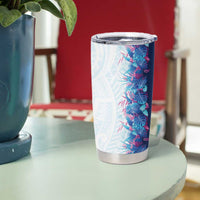 Hawaii Tropical Plant UliUli Tumbler Cup Vibrant Polynesian Pattern