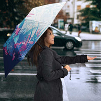 Hawaii Tropical Plant UliUli Umbrella Vibrant Polynesian Pattern