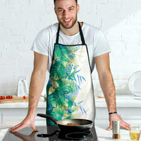Hawaii Tropical Plant Omaomao Apron Vibrant Polynesian Pattern