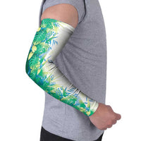 Hawaii Tropical Plant Omaomao Arm Sleeves Vibrant Polynesian Pattern