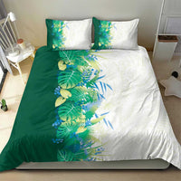 Hawaii Tropical Plant Omaomao Bedding Set Vibrant Polynesian Pattern