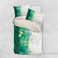 Hawaii Tropical Plant Omaomao Bedding Set Vibrant Polynesian Pattern