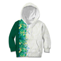 Hawaii Tropical Plant Omaomao Kid Hoodie Vibrant Polynesian Pattern