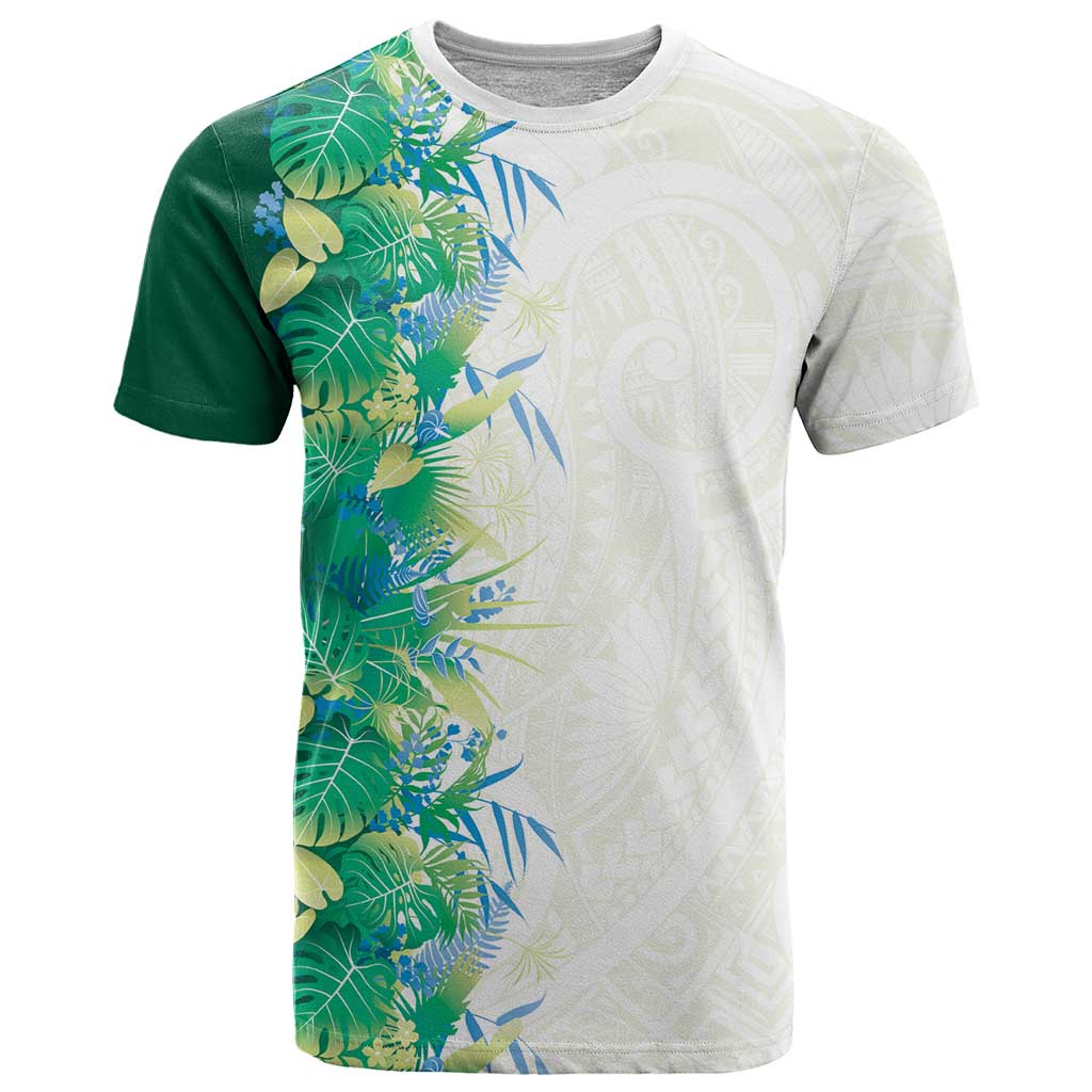 Hawaii Tropical Plant Omaomao T Shirt Vibrant Polynesian Pattern
