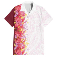 Hawaii Tropical Plant Akala Hawaiian Shirt Vibrant Polynesian Pattern