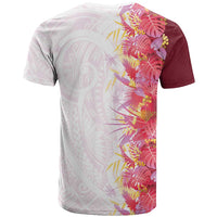 Hawaii Tropical Plant Akala T Shirt Vibrant Polynesian Pattern