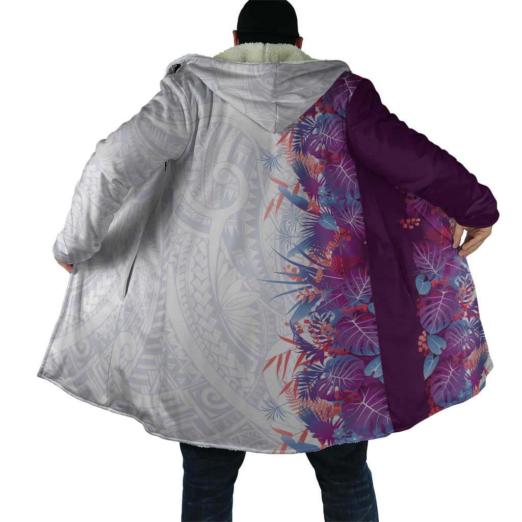 Hawaii Tropical Plant Poni Cloak Vibrant Polynesian Pattern
