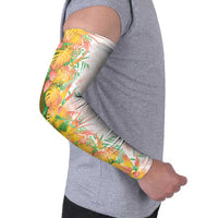 Hawaii Tropical Plant Lenalena Arm Sleeves Vibrant Polynesian Pattern