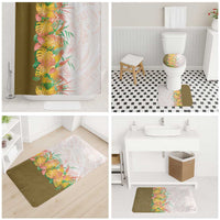 Hawaii Tropical Plant Lenalena Bathroom Set Vibrant Polynesian Pattern