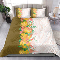 Hawaii Tropical Plant Lenalena Bedding Set Vibrant Polynesian Pattern