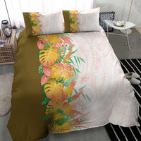 Hawaii Tropical Plant Lenalena Bedding Set Vibrant Polynesian Pattern