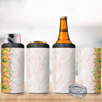 Hawaii Tropical Plant Lenalena 4 in 1 Can Cooler Tumbler Vibrant Polynesian Pattern LT01 - Polynesian Pride