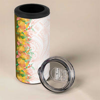Hawaii Tropical Plant Lenalena 4 in 1 Can Cooler Tumbler Vibrant Polynesian Pattern LT01 - Polynesian Pride