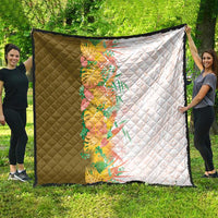 Hawaii Tropical Plant Lenalena Quilt Vibrant Polynesian Pattern