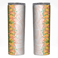 Hawaii Tropical Plant Lenalena Skinny Tumbler Vibrant Polynesian Pattern