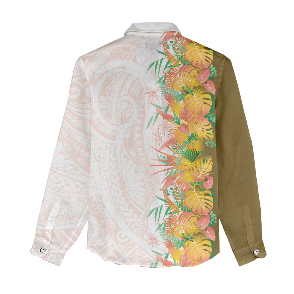 Hawaii Tropical Plant Lenalena Women Casual Shirt Vibrant Polynesian Pattern LT01 - Polynesian Pride