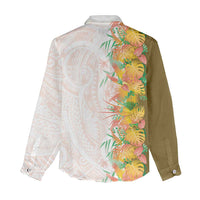 Hawaii Tropical Plant Lenalena Women Casual Shirt Vibrant Polynesian Pattern LT01 - Polynesian Pride