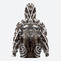 Personalised Maori Kati Mamoe Hoodie Silver Fern Kowhaiwhai Art LT01 - Polynesian Pride